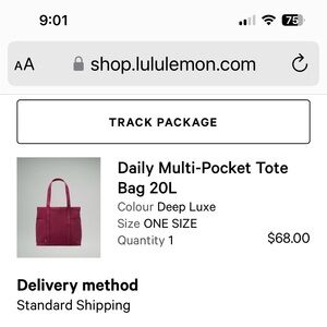 Daily Multi-Pocket Tote Bag 20L in Deep Luxe